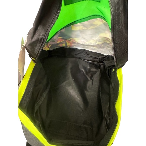 Vintage NWT Trendy Backpack, Neon Green Abstract from the 90's Y2K Millennial - Picture 9 of 9